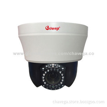 1/2.8-inch 10x Optical Mini High-speed Dome Wi-Fi IP Camera with 40m IR Distance, FCC/CE/RoHS Mark